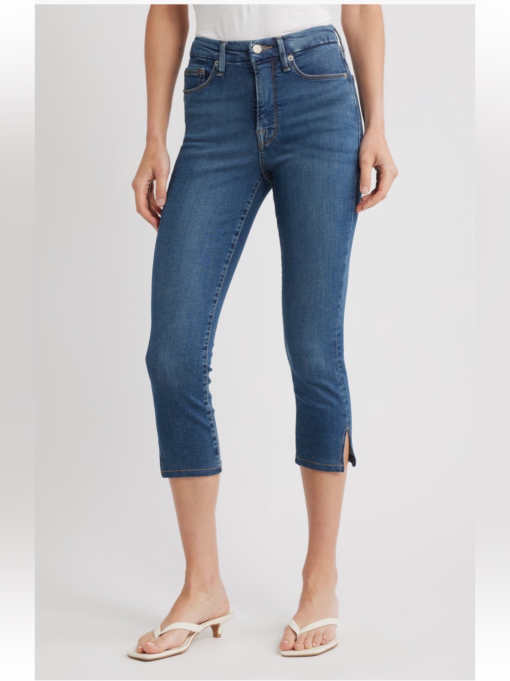 Good American Capri Jeans